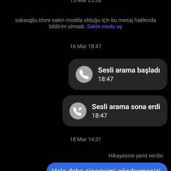 Sakaoğlu Store Siparişim 3 Aydır Gönderilmedi