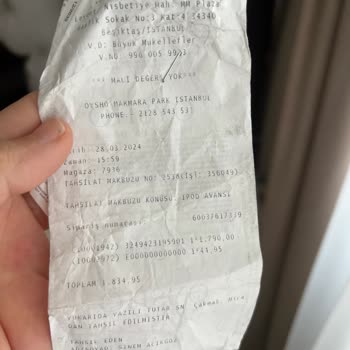 Oysho Giyim Mağaza Vaatleri Ve Kaba Personel Sorunu