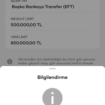 Akbank 500bin İşlem Limiti Kısıtı! Ve Haksız Yere 445 TL İşlem Ücreti!