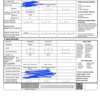 Quick Sigorta Mutabakatsızlık Ve Kusur İlcesi Kusur Oranı