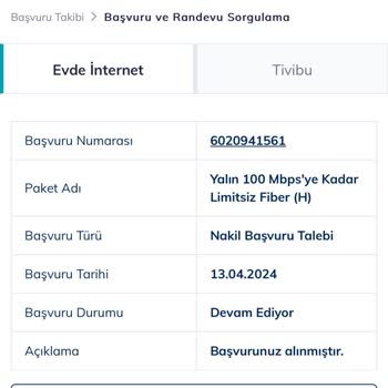 Türk Telekom İnternet Nakil Randevusu