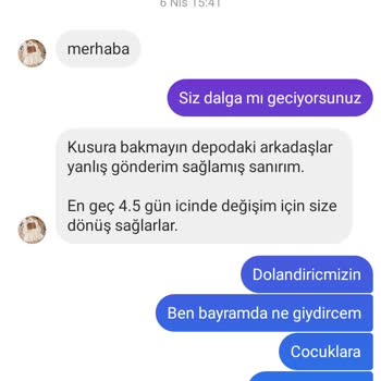 Melodi.kidss (Instagram) Instagram Mağazasının Yanlış Ürün Gönderimi Ve İletişimsizliği
