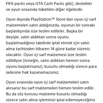 PlayStation Türkiye  Para İade Sorunu!