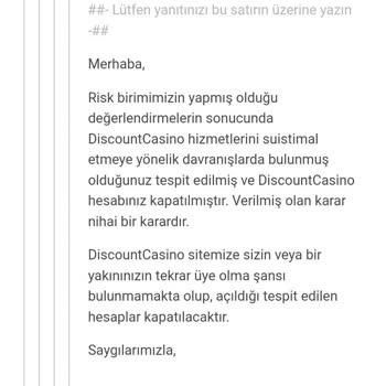 Discountcasino Aktif Olan Sayfayı Kapatır