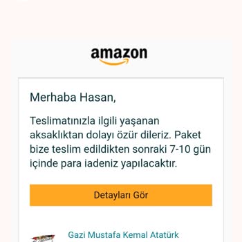 Amazon.com Dan Atatürk Sticker Sipariş