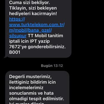 Türk Telekom Taahhüdün Gereği Yapılmadı.