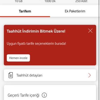 Vodafone Habersiz Onaysız Fatura Yükseltme Ve Tarife Değiştirme
