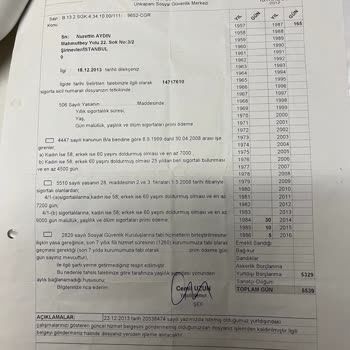 SGK Yurt Dışı Borçlanma Talebi.