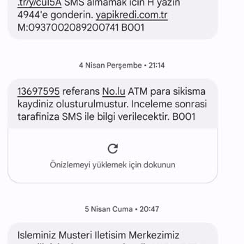 Yapı Kredi Bankası ATM Para Sıkışması Va Haksız İşleyen Faiz