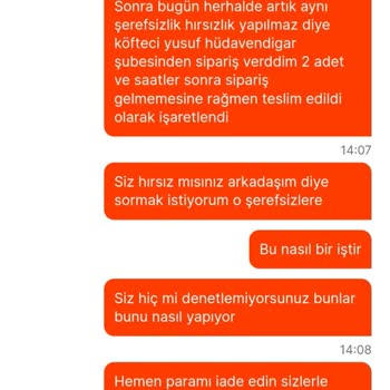 Migros Yemek Siparişlerimde Yaşanan Teslimat Sorunları