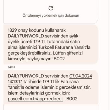 Vizyon Elektronik Para Geri İademi İstiyorum