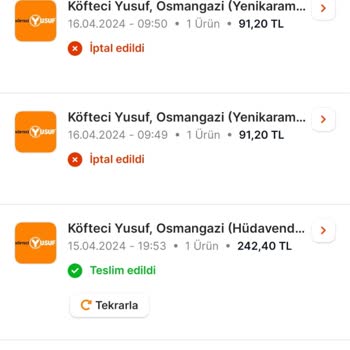 Köfteci Yusuf Müşteri Hizmetleriyle Zorlu İade Süreci