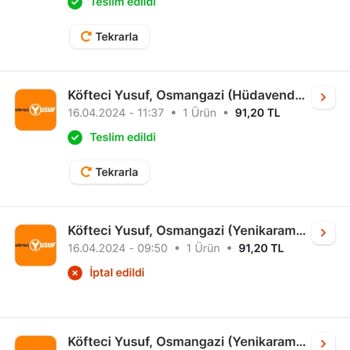 Köfteci Yusuf Müşteri Hizmetleriyle Zorlu İade Süreci