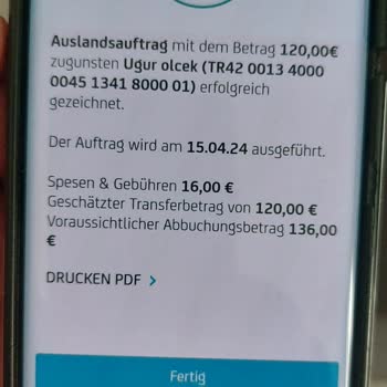 Denizbank Euro Gönderim Bedel Aymazlığı