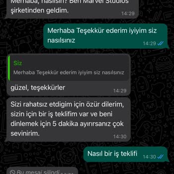 Marvel Şirketi Adı Altında Görev Yap Para Kazan Vaatleri Kandırıcılık