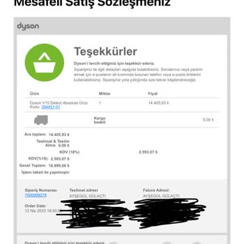 Dyson Arızası, Çözümlenmeyen Dyson Servisi, Dyson Stok Yok Yalanı!