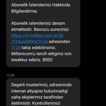 Türk Telekom Fiber Altyapı Şikayeti