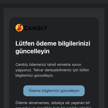 Cambly Yanlış Tutar Tahsilat!