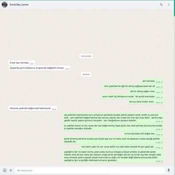 Lerona Mobilya Hakkında Şikayet Ediyorum.