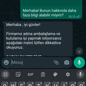 Tr.paketlemee.acentesii (Instagram) TR. Paketleme Acente Haksız Kazanç