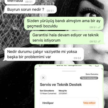Hepsiburada Koşu Bandı Arızası Ve İletişim Sorunu