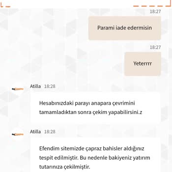 Bycasino Kazancımı Silip Türlü Türlü Bahanelerle Kazancımı Vermiyor.