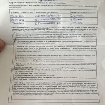 Akbank Free Kredi Kartım Benden Habersiz Çekim İşlemi Yapılmıştır