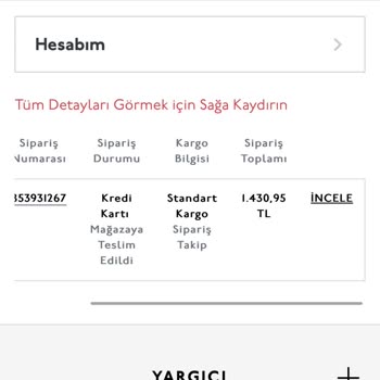Yargıcı Mağazası Para İadesi Yapmıyor, Kendileri İle İletişim İmkansız