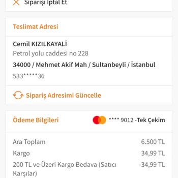 Trendyol Ürün Göndermeme Sorunu