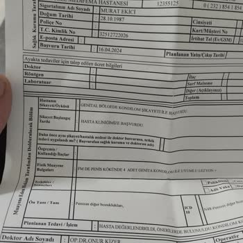 Özel Medifema Hastanesi Hastane Benden Ücret Aldı