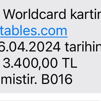 Fintables Firmasi Hesabımdan 3400 TL Para Çekti