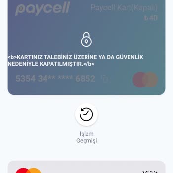 Paycell Hesabımın Durduk Yere Kapanması