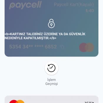 Paycell Hesabımın Durduk Yere Kapanması