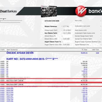 Ziraat Bankası Kredi Kartımdan Bilgim Dışında Yapılan Harcama Ve Bankanın İlgisizliği