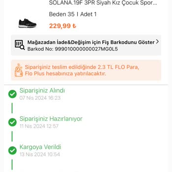 FLO Ayakkabı FLO Online Mağazası Sorunu
