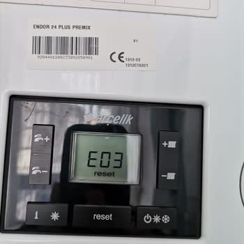 3 Months Old New Arçelik Boiler Cannot Heat Water