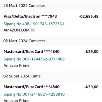Amazon Keyfi Üyelik Yapıp Para Kesiyor