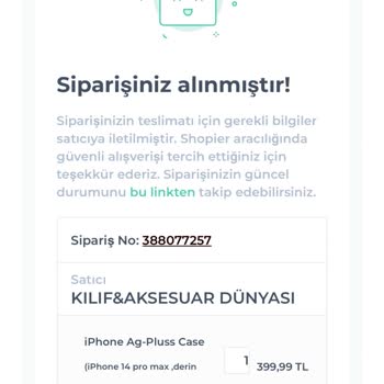 Shopier Den Alınan Telefon Kılıfı