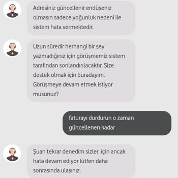 Vodafone Müşteri Hizmetleri Ve Sistemin Yetersizliği.