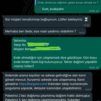 Kargoist Evde Olmama Rağmen Kargo Teslim Edilmedi