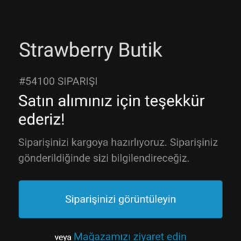 Strawbery Wear Kargolanmayan Sipariş Ve Mağduriyetim