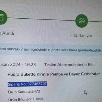 ÇiçekSepeti Teslim Edilmesi Hatası
