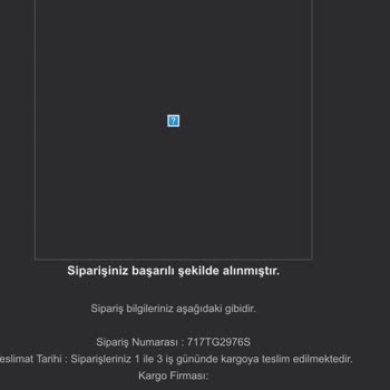 Moda Aksa (Modaaksaa) Ürün Kargoya Verilmemesi