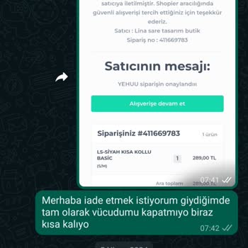 Shopier Satın Alınan Üründeki İade Problemi