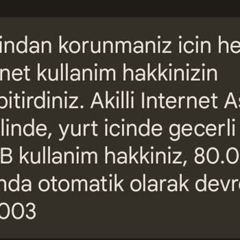 Vodafone İnternetim Bitmemesine Rağmen Aşım Paketi Eklendi!