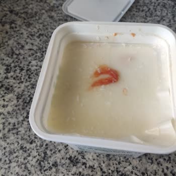 Mis Süzme Peynir İçinde Kırmızı Sümüksü Bir Şey Çıktı