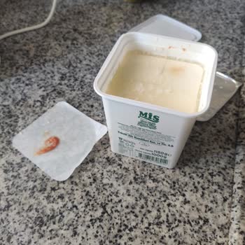 Mis Süzme Peynir İçinde Kırmızı Sümüksü Bir Şey Çıktı