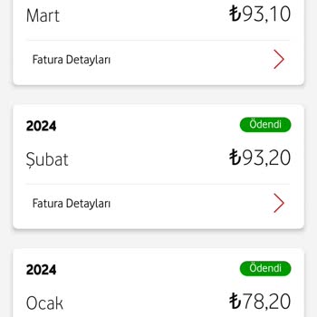 Vodafone Fahiş Miktar Zam