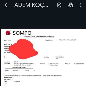 Haksiz Faiz Uygulaması Sompo Sigorta