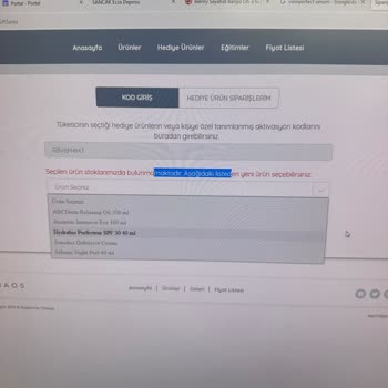 Naos Stars Bioderma Hediye Ürünü Bir Türlü Stokta Olmadığı İçin Alamıyorum
